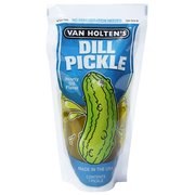 Van Holtens Van Holten's Jumbo Dill Pickle Individually Packed In A Pouch, PK12 612D